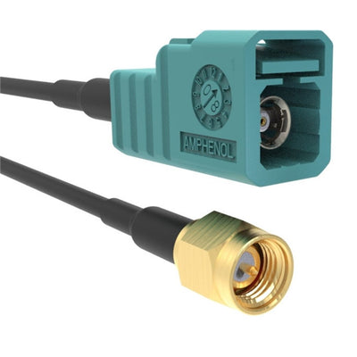 095Z820-161-012 by Amphenol RF - FAKRA STRAIGHT JACK TO SMA STRAI