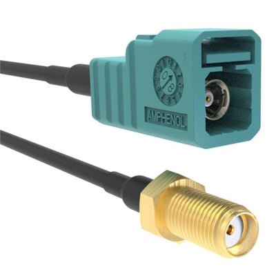 095Z820-159-006 by Amphenol RF - FAKRA STRAIGHT JACK TO SMA STRAI