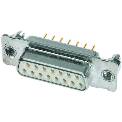 9641127216 by HARTING - CONNECTOR D-SUB RCPT 9POS VERT SLDR