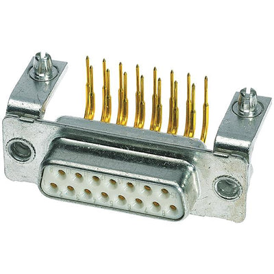 9642147213 by HARTING - CONNECTOR D-SUB RCPT 15POS R/A SLDR