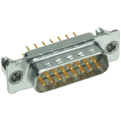 09644227246 by HARTING - CONNECTOR D-SUB PLUG 37POS VERT SLDR