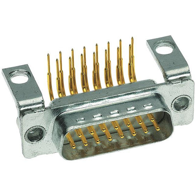 9642247237 by HARTING - CONNECTOR D-SUB PLUG 15POS R/A SLDR