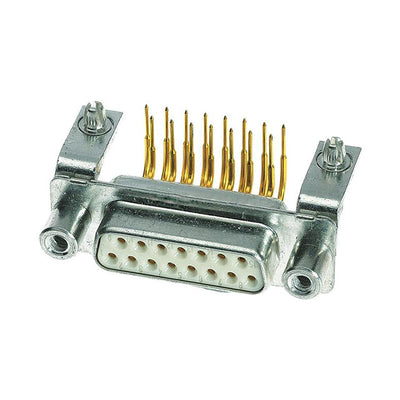 09642147224 by HARTING - CONNECTOR D-SUB RCPT 15POS R/A SLDR