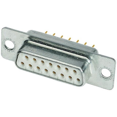 09644127220 by HARTING - CONNECTOR D-SUB RCPT VERT SLDR