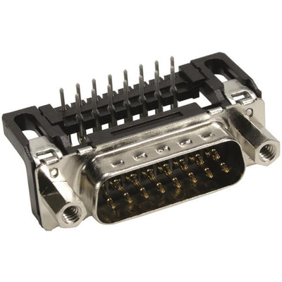 09652227803 by HARTING - CONNECTOR D-SUB PLUG 15POS R/A SLDR