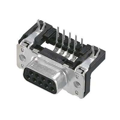 09663566610 by HARTING - CONNECTOR D-SUB RCPT 25POS R/A SLDR