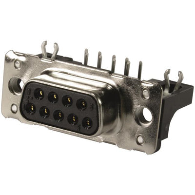09661527615 by HARTING - CONNECTOR D-SUB RCPT 9POS R/A SLDR