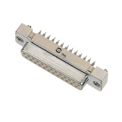 09663547516 by HARTING - CONNECTOR D-SUB RCPT 25P VERT PRESS