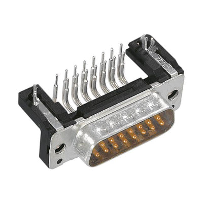 09663636811 by HARTING - CONNECTOR D-SUB PLUG 25POS R/A SLDR