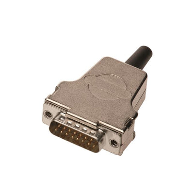 09670150323 by HARTING - D SUB TOP ENTRY METAL HOOD 15 PO