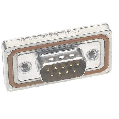 09676097675 by HARTING - CONNECTOR D-SUB PLUG 9P PNL MNT SLDR