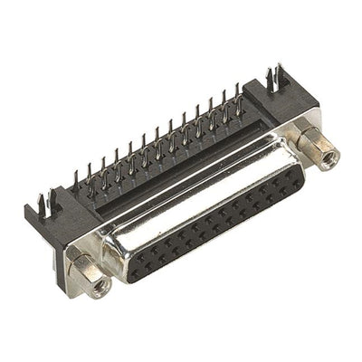 09684535613 by HARTING - CONNECTOR D-SUB RCPT 37POS R/A SLDR
