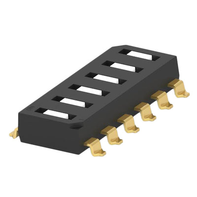 1-1825006-1 by TE Connectivity ALCOSWITCH Switches - SWITCH SLIDE DIP SPST 25MA 24V