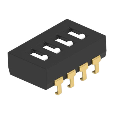 1-1825059-5 by TE Connectivity ALCOSWITCH Switches - SWITCH DIP FLUSH 4POS SMD JL