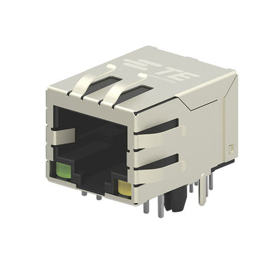 1-2301994-0 by TE Connectivity AMP Connectors - CONNECTOR JACK 1PORT 1000 BASE-T PCB
