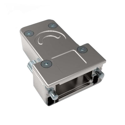 1-2308340-4 by TE Connectivity AMP Connectors - CONNECTOR BACKSHELL 9/15P 180DEG SHLD