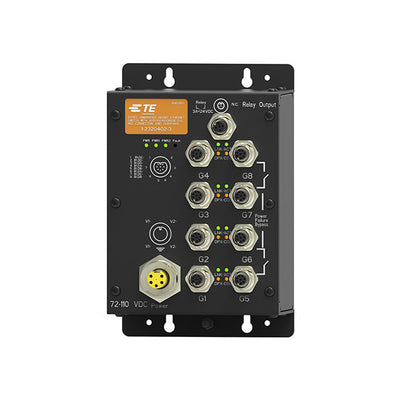 1-2320402-3 by TE Connectivity AMP Connectors - 8-PORT 1GBPS SWITCH, 2XBYPASS, M
