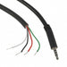 10-00340 by Tensility International Corp - CABLE ASSY 2.5MM SLIM 6' 4C BLK