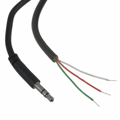 10-00345 by Tensility International Corp - CABLE ASSY 3.5MM SLIM STEREO BLK