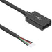 10-03391 by Tensility International Corp - CABLE USB2.0 A RCPT TO OPEN 6.56