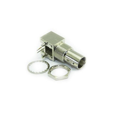 10-466-A5 by Coax Connectors Ltd - BNC RIGHT ANGLE BULKHEAD JACK PC