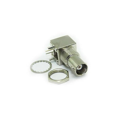 10-468-A5 by Coax Connectors Ltd - BNC RIGHT ANGLE BULKHEAD PCB JAC