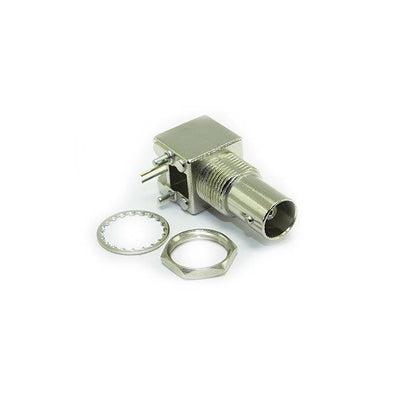 10-468-A8 by Coax Connectors Ltd - BNC RIGHT ANGLE BULKHEAD PCB JAC