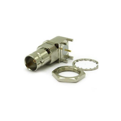 10-470-B36 by Coax Connectors Ltd - BNC RIGHT ANGLE PCB MOUNT BULKHE
