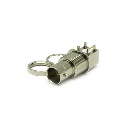 10-482-B36 by Coax Connectors Ltd - BNC RIGHT ANGLE BULKHEAD JACK PC