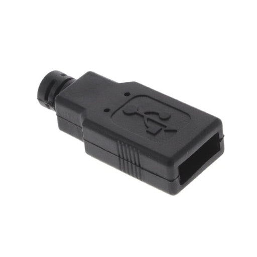 1001-027-BL-01000 by CNC Tech - CONNECTOR HOOD FOR USB A PLUG