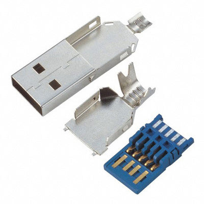 1003-023-01300 by CNC Tech - CONNECTOR PLUG USB3.0 TYPEA 9POS SLD