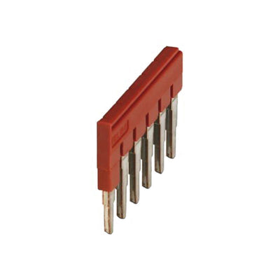 1008238 by Phoenix Contact - JUMPER TERM BLK 6POS FLAT PIN