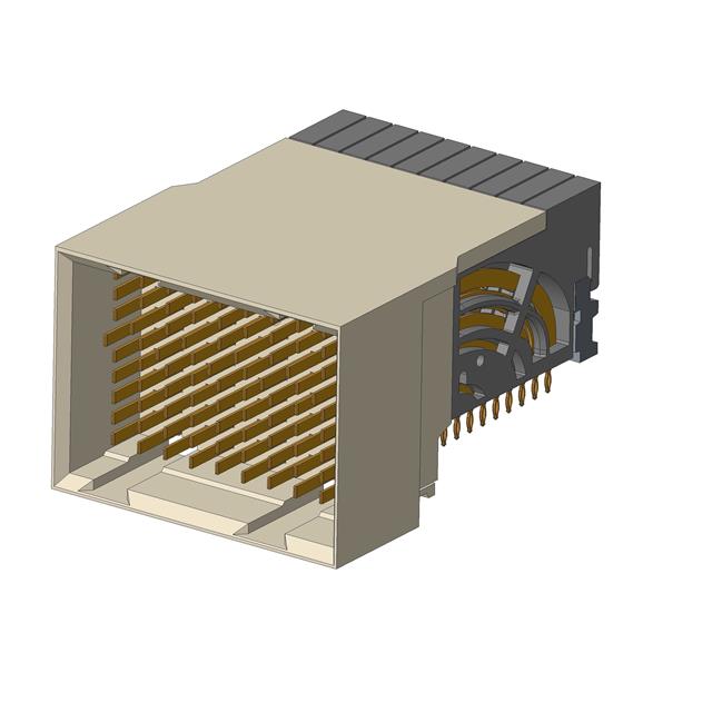 10124422-102LF by Amphenol ICC (FCI) - CONNECTOR HDR HI SPEED 90POS EDGE MT
