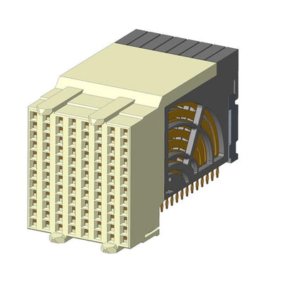 10130566-101LF by Amphenol ICC (FCI) - CONNECTOR AIRMAX VS2 RAR 4X8 STD