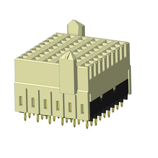10130665-102LF by Amphenol ICC (FCI) - 3PVR 6COL 2MM SPF GXT+