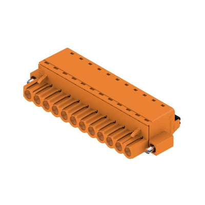 1013190000 by Weidmuller - TERM BLOCK PLUG 12POS STR 5.08MM