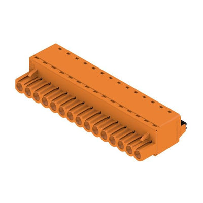 1013830000 by Weidmuller - TERM BLOCK PLUG 15POS STR 5.08MM