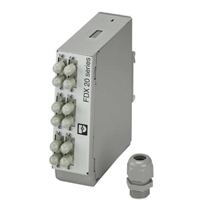 1019683 by Phoenix Contact - FO SPLICE BOX 6ST DUPLEX