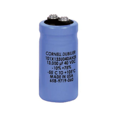 101R113M035AH1A by Cornell Dubilier Electronics (CDE) - ALUM-SCREW TERMINAL