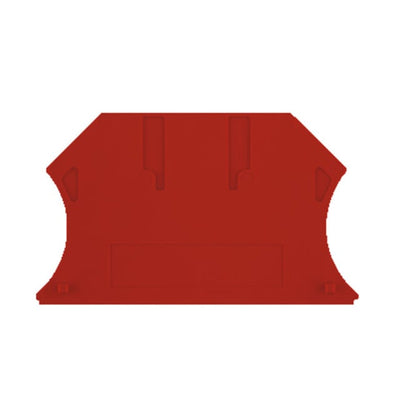 1050040000 by Weidmuller - CONNECTOR TERM BLK END PLATE RAIL RED