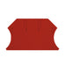 1050040000 by Weidmuller - CONNECTOR TERM BLK END PLATE RAIL RED