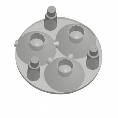 10508 by Carclo Technical Plastics - LENS CLEAR 20-35DEG MEDIUM ADH