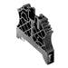 1061210000 by Weidmuller - CONNECTOR TERM BLK END BRKT RAIL BK