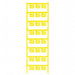 1062010000 by Weidmuller - WIRE MARKER CLIP-ON 9.3X12MM YLW