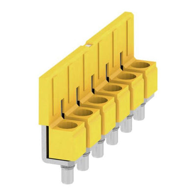 1062670000 by Weidmuller - JUMPER TERM BLK 6POS SCREW-IN