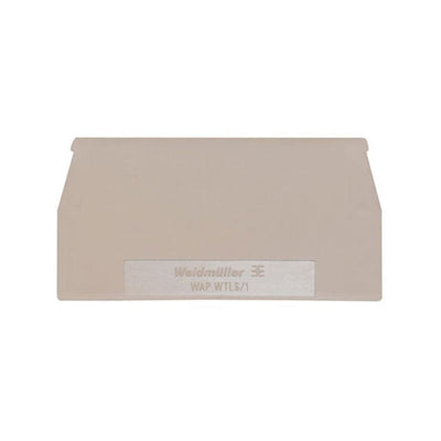 1068300000 by Weidmuller - CONNECTOR TERM BLK END PLATE RAIL BG