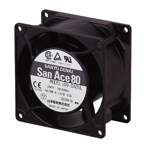 109-044UL by Sanyo Denki America Inc. - FAN 80X42MM 230VAC