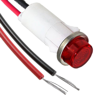 1092C1-125VAC by Visual Communications Company - VCC - LED PANEL INDICATOR RED 125V