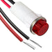 1092C1-125VAC by Visual Communications Company - VCC - LED PANEL INDICATOR RED 125V