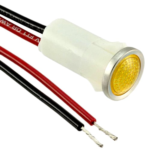 1092D3-125VAC by Visual Communications Company - VCC - LED PANEL INDICATOR AMBER 125V